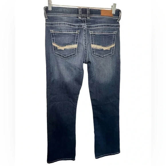 BKE Buckle Payton Jeans Women's Size 28R Mid Rise Bootcut Medium Wash Preppy - Picture 2 of 10
